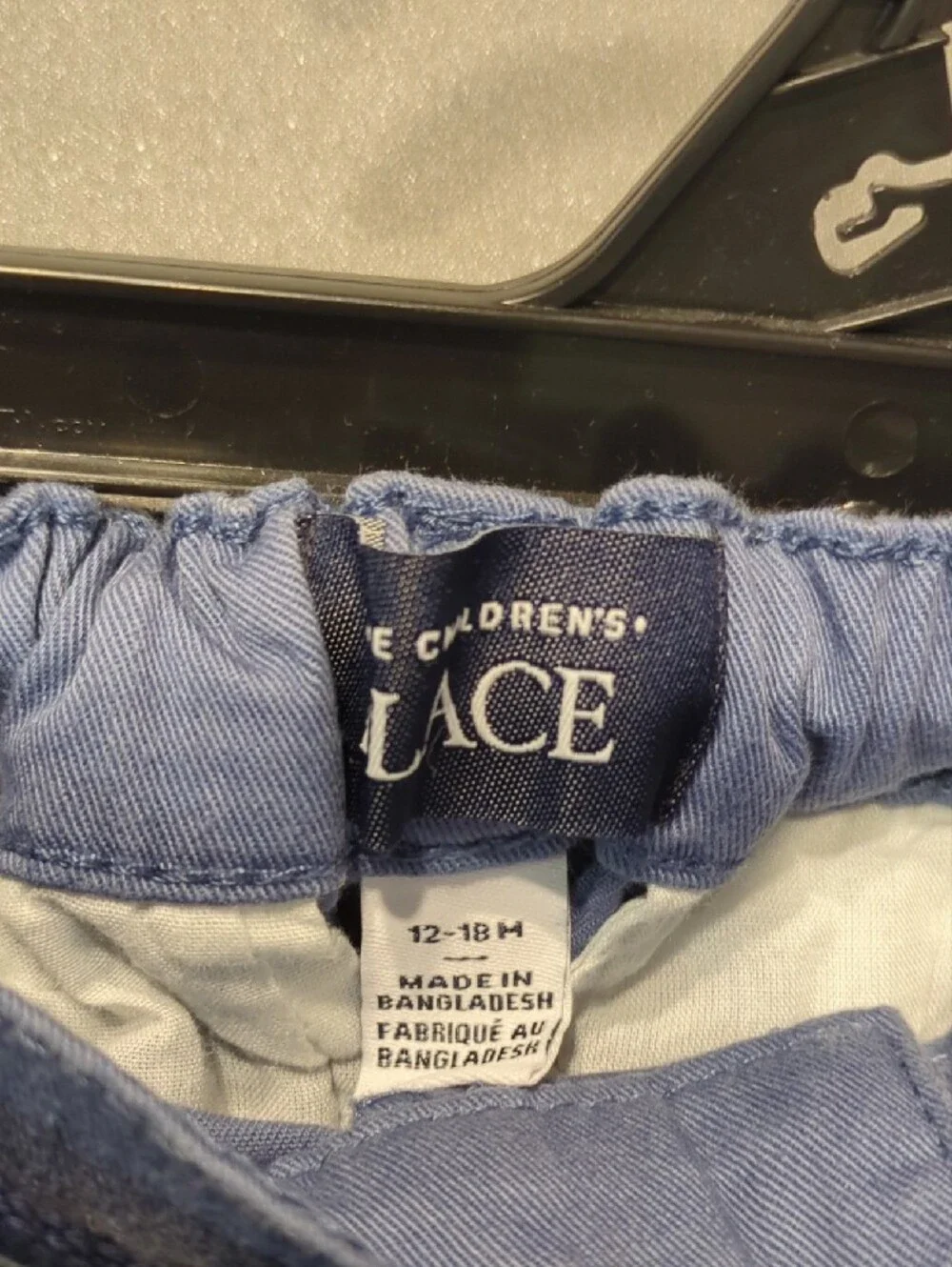 The Children's Place Blue Chino Pants with Striped Web Belt